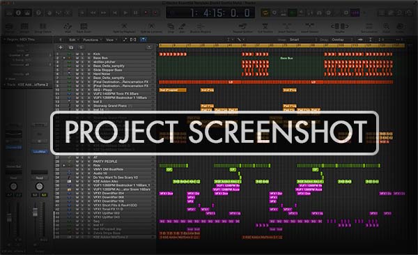 Logic Pro Screenshot Project / Template