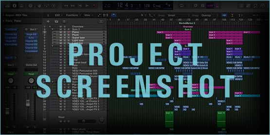 Logic Pro Template, Project Screenshot Preview