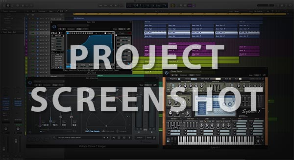 Logic Pro X Screenshot Template / Project