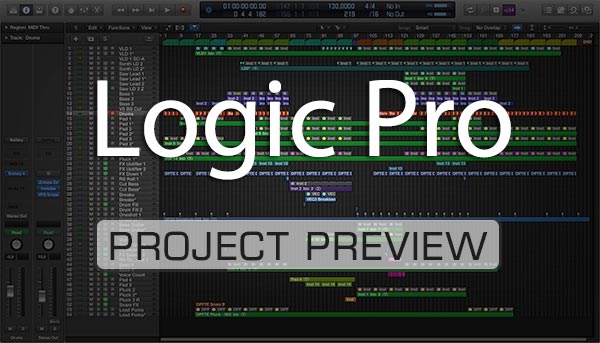 Logic Pro Project Preview