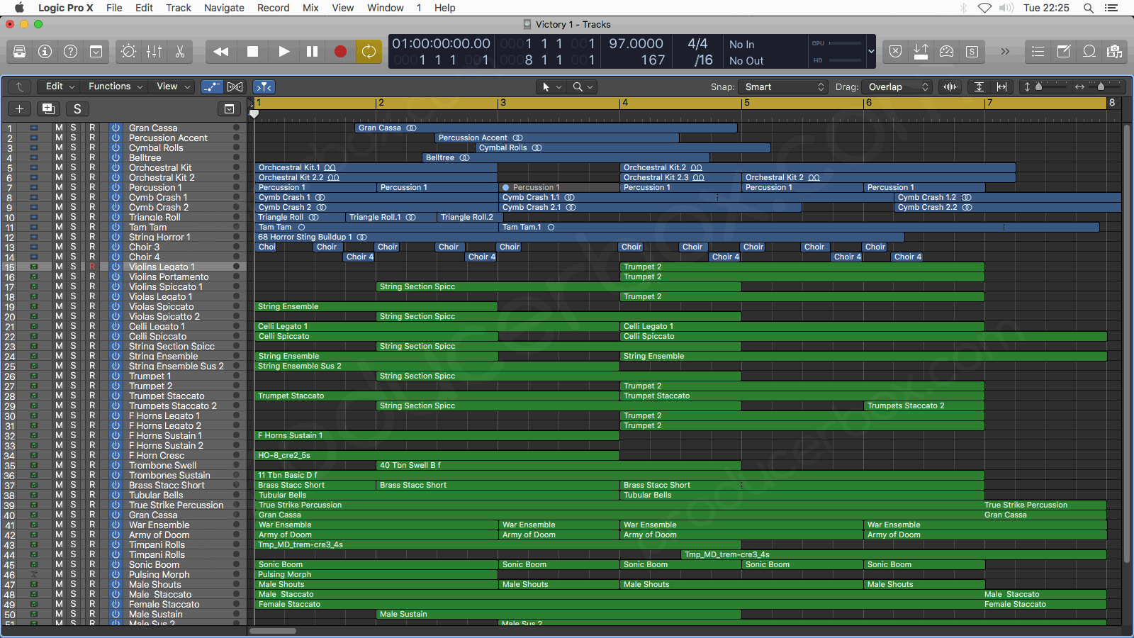 Victory - Logic Pro X Template Epic Orchestral Music Arrangement