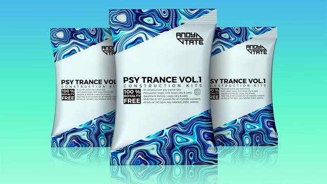 Andy Tate - Psy Trance Vol. 1 (10 Kits)