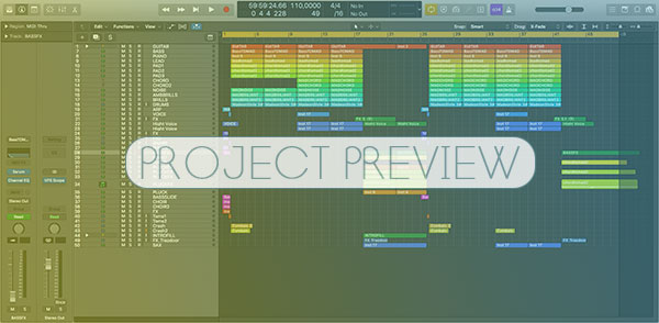 Logic Pro Template Preview