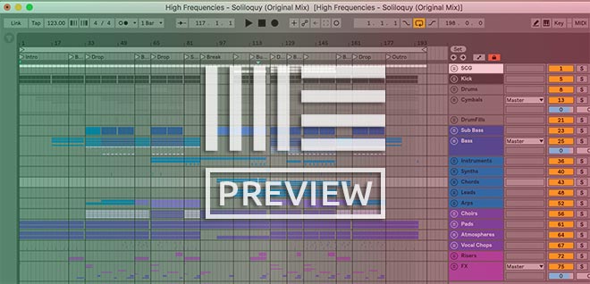 Ableton Live Template Preview
