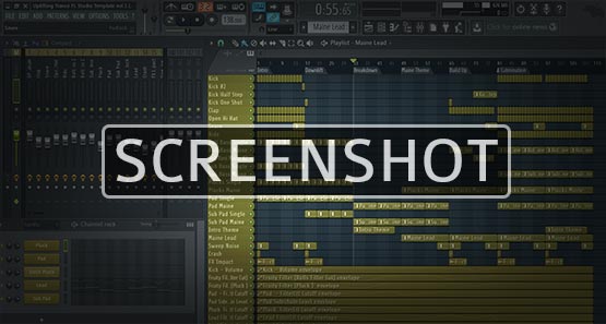 Screenshot FL Studio Project