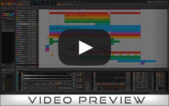 Bitwig Studio Project Video Preview