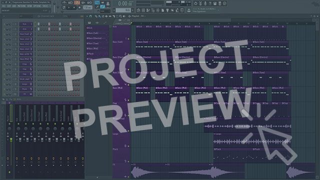 Progressive Bassline FL Studio Template Vol. 2